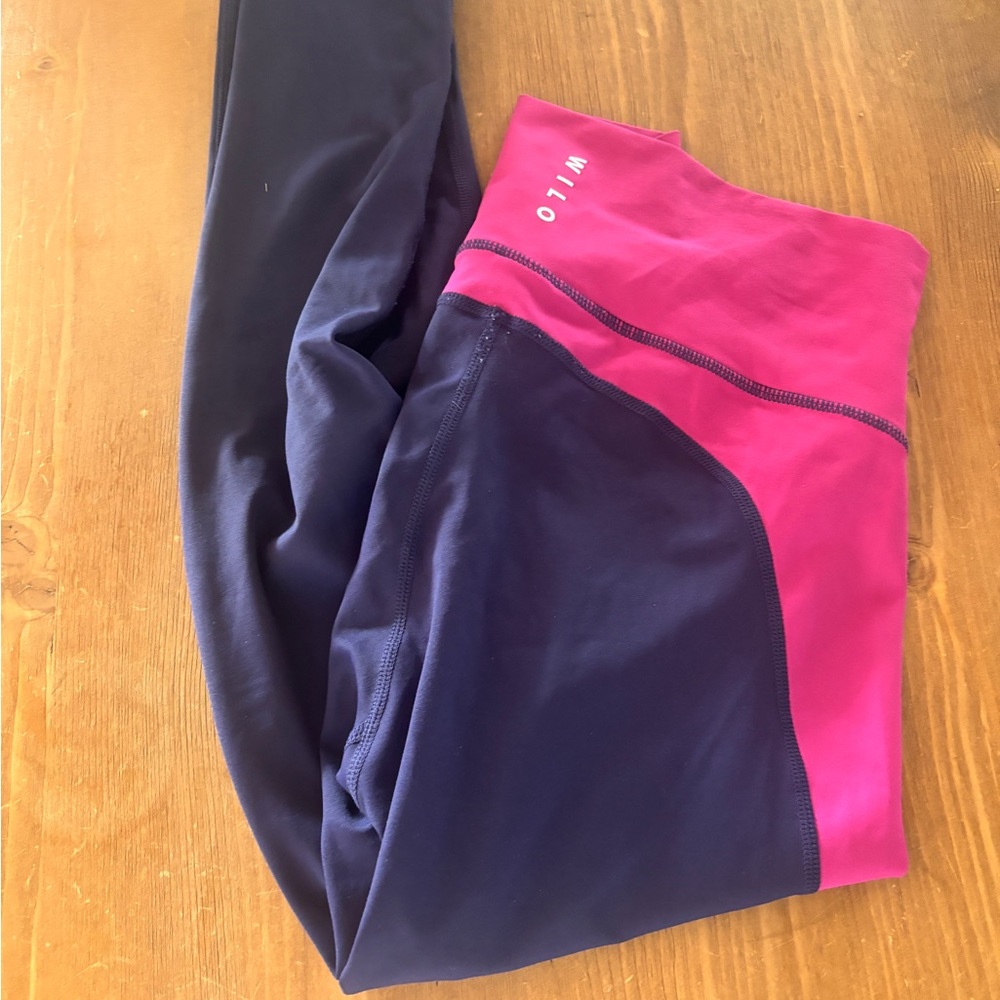 WILO pink and purple leggings